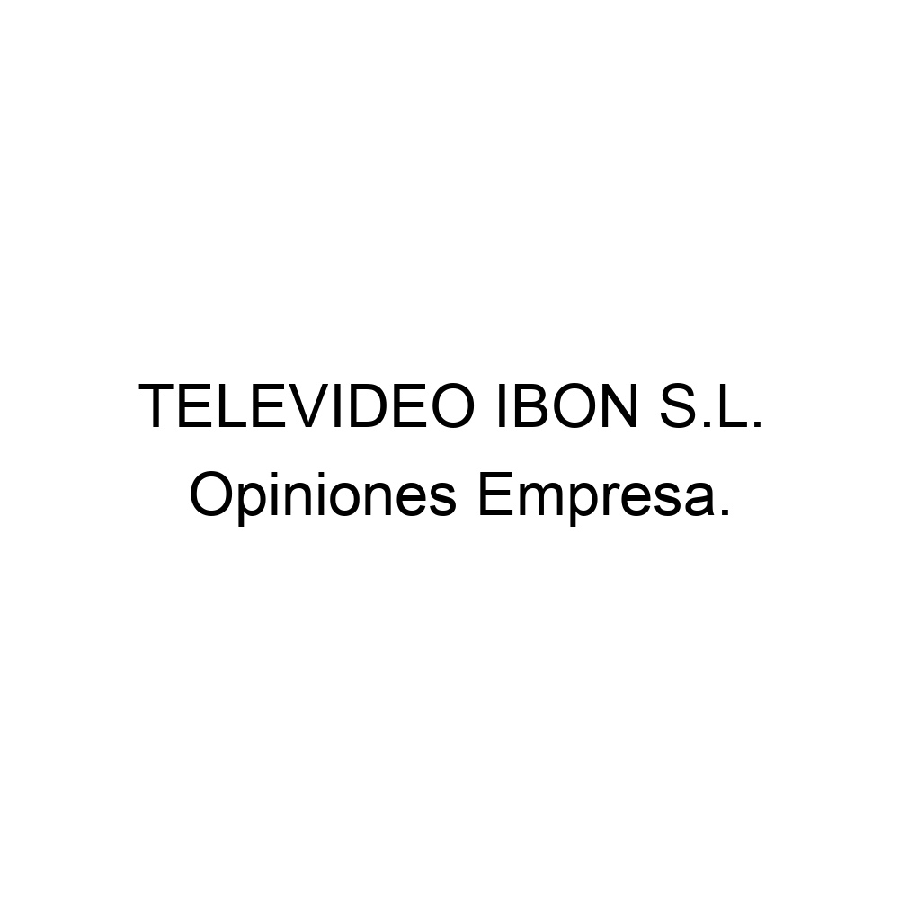 TELEVIDEO IBON S.L.